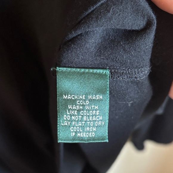 Polo Ralph Lauren Black Long Sleeve Tee - Picture 9 of 9